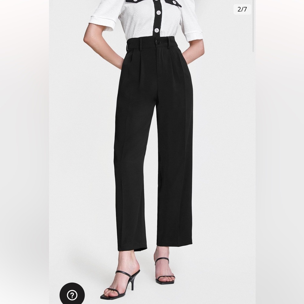 J.ing - Black Straight Leg Pants